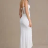 Abito a corsetto in pizzo decorato Beatrix Premium in bianco Abito a corsetto in pizzo decorato Beatrix Premium in bianco