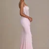 Abito a corsetto in pizzo decorato Beatrix Premium in rosa confetto Abito a corsetto in pizzo decorato Beatrix Premium in rosa confetto