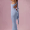 Abito da damigella in jersey Annelise in azzurro polvere