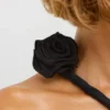 Abito lungo asimmetrico con cut-out in jersey Kalina, nero Abito lungo asimmetrico con cut-out in jersey Kalina, nero