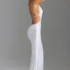 Abito lungo con cut-out e decorazioni sulla schiena Magdalena in bianco Abito lungo con cut-out e decorazioni sulla schiena Magdalena in bianco