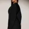 Abito mini blazer monopetto Azelie in nero Abito mini blazer monopetto Azelie in nero