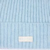 Berretto in maglia a coste blu polvere Berretto in maglia a coste blu polvere