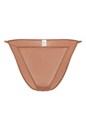 Bikini a perizoma in morbida rete Intimates color miele