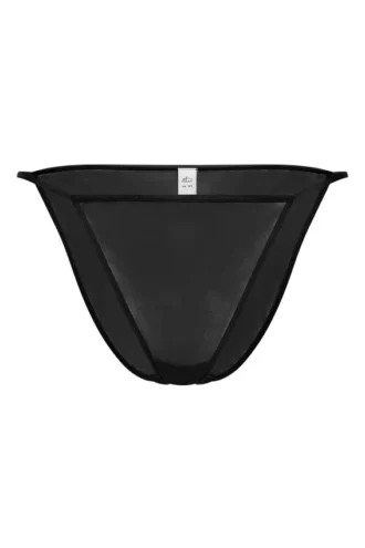 Bikini a perizoma in morbida rete Intimates, nero
