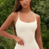 Body con cut-out color crema Body con cut-out color crema