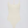 Body con cut-out color crema Body con cut-out color crema