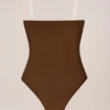 Body senza spalline Intimates color castagna Body senza spalline Intimates color castagna