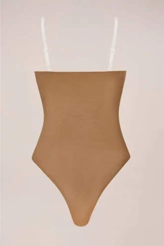 Body senza spalline Intimates color mandorla