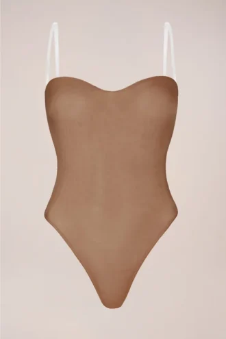 Body senza spalline Intimates in color miele