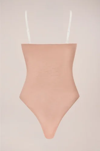 Body senza spalline Intimates in pesca caldo