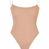 Body tanga con spalline invisibili in morbida rete Intimates color pesca caldo Body tanga con spalline invisibili in morbida rete Intimates color pesca caldo