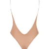 Body tanga con spalline invisibili in morbida rete Intimates color pesca caldo Body tanga con spalline invisibili in morbida rete Intimates color pesca caldo