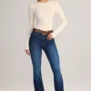 Body Ziva in modal a maniche lunghe con scollo rotondo, color crema Body Ziva in modal a maniche lunghe con scollo rotondo, color crema