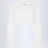 Bolero corto in pelliccia sintetica Almerinda, bianco Bolero corto in pelliccia sintetica Almerinda, bianco