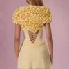 Bolero corto Soretta in giallo burro Bolero corto Soretta in giallo burro