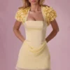 Bolero corto Soretta in giallo burro Bolero corto Soretta in giallo burro