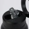 Borraccia in acciaio inossidabile con isolamento termico magnetico, colore nero Borraccia in acciaio inossidabile con isolamento termico magnetico, colore nero