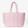 Borsa tote imbottita impermeabile in rosa cipria Borsa tote imbottita impermeabile in rosa cipria