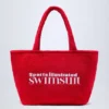 Borsa tote in spugna Velika in rosso fuoco Borsa tote in spugna Velika in rosso fuoco