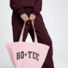 Borsa tote oversize in rosa cipria Borsa tote oversize in rosa cipria