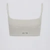 Bralette con scollo quadrato in grigio chiaro Bralette con scollo quadrato in grigio chiaro