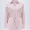 Camicia oversize Lerici a righe rosa Camicia oversize Lerici a righe rosa