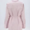 Camicia oversize Lerici a righe rosa Camicia oversize Lerici a righe rosa