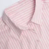 Camicia oversize Lerici a righe rosa Camicia oversize Lerici a righe rosa