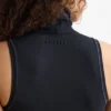 Canotta a collo alto Soft Active in nero