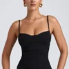 Canotta a strati con ruches in TENCEL™ Modal, colore nero Canotta a strati con ruches in TENCEL™ Modal, colore nero