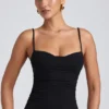 Canotta a strati con ruches in TENCEL™ Modal, colore nero Canotta a strati con ruches in TENCEL™ Modal, colore nero