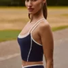 Canotta a strati Soft Active in blu navy classico