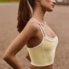 Canotta a strati Soft Active in giallo tenue