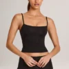 Canotta Ailany in Modal con scollo rotondo, colore nero Canotta Ailany in Modal con scollo rotondo, colore nero