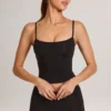 Canotta Ailany in Modal con scollo rotondo, colore nero Canotta Ailany in Modal con scollo rotondo, colore nero