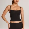 Canotta Ailany in Modal con scollo rotondo, colore nero Canotta Ailany in Modal con scollo rotondo, colore nero