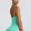 Canotta con scollo all’americana Define Luxe in menta Canotta con scollo all’americana Define Luxe in menta