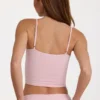 Canotta corta in Modal color Blush Canotta corta in Modal color Blush