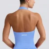 Canotta Define Luxe con scollo all’americana in azzurro Canotta Define Luxe con scollo all’americana in azzurro