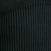 Canotta in maglia grossa in nero Canotta in maglia grossa in nero