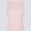 Canotta Soft Active con scollo a barchetta e schiena scoperta in rosa balletto Canotta Soft Active con scollo a barchetta e schiena scoperta in rosa balletto