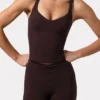 Canotta Soft Active con scollo a cuore in color Espresso Canotta Soft Active con scollo a cuore in color Espresso