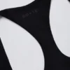 Canotta Soft Active con spalline incrociate in nero Canotta Soft Active con spalline incrociate in nero