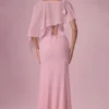 Cappa in chiffon Velina in rosa cipria Cappa in chiffon Velina in rosa cipria