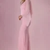 Cappa in chiffon Velina in rosa cipria Cappa in chiffon Velina in rosa cipria