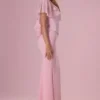Cappa in chiffon Velina in rosa cipria Cappa in chiffon Velina in rosa cipria