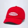 Cappellino da baseball con logo Lazise in rosso fuoco Cappellino da baseball con logo Lazise in rosso fuoco
