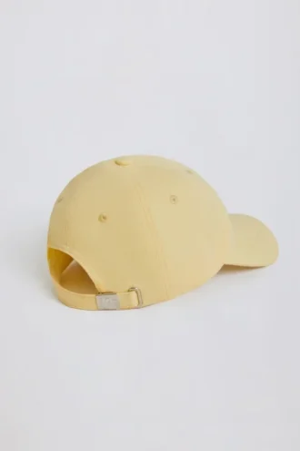 Cappellino da baseball in giallo limone