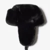 Cappello da cacciatore in pelliccia sintetica nero Cappello da cacciatore in pelliccia sintetica nero